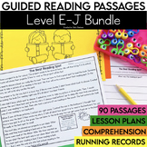  1st Grade Guided Reading Passages Bundle | Level E-J | Fi