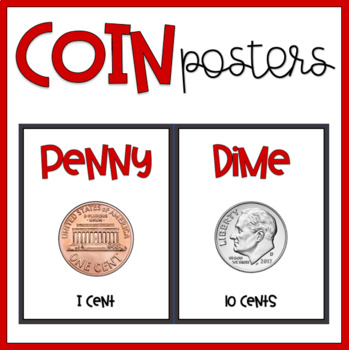 US Coin Posters Coin Value Poster, United States Coins, American