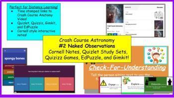 Preview of #2-Crash Course Astronomy-Google Classroom Ready--Google Editable