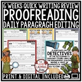 Editing and Proofreading Worksheets Practice Daily Grammar