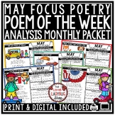 Poem of the Week May Poetry Reading Analysis End of Year C