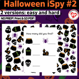 #2 OT Halloween ispy worksheet: search, find and count isp