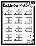 (((2 PAGES))) Double & Triple-Digit Addition Roll Activity