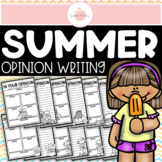 End of the Year Summer Opinion Writing Prompts