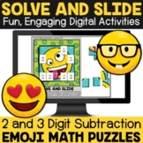  2 and 3-Digit Subtraction Digital Math Puzzles | Google C