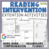 Reading Extensions for the Reading Intervention Program