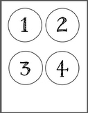 -20 to +20 integers template