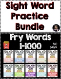 Sight Word Practice Fry Words 1-1000