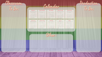 Preview of '23-'24 Pride Theatre Desktop Organizational Wallpaper and Calendar - Digital