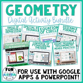 Preview of Geometry Digital Activities Bundle