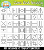 Square Comic Book / Strip Templates Mega Bundle