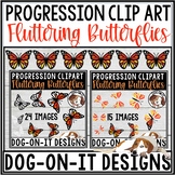 Butterfly Progression Clip Art Bundle