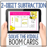 2 Digit Subtraction With Regrouping Riddle Digital Boom Cards