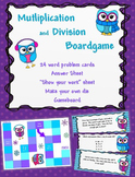 Multiplication and Division Winter Owl Game