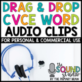 CVCE Word Work Audio Clips | Drag and Drop The Word