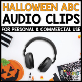 Halloween ABC Audio Clips - Sound Files for Digital Resources