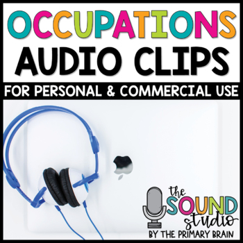 Preview of Occupations Audio Clips - Sound Files for Digital Resources