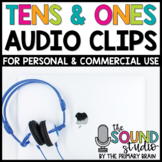 Tens and Ones Audio Clips - Sound Files for Digital Resources