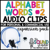 Alphabet Words Set Two Audio Clips for Digital Resources