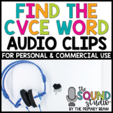 CVCE Word Work Audio Clips | Find The Word Sound Files