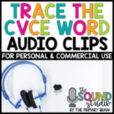 CVCE Word Work Audio Clips | Trace The Word Sound Files