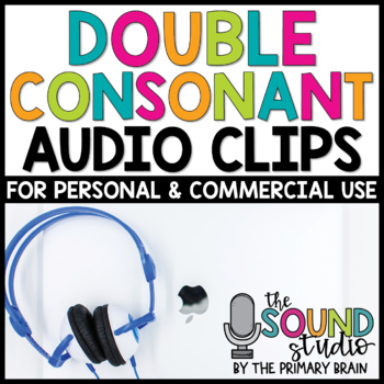 Preview of Double Consonant Audio Clips for Digital Resources