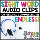 Sight Word Audio Clips - Sound Files for Digital Resources