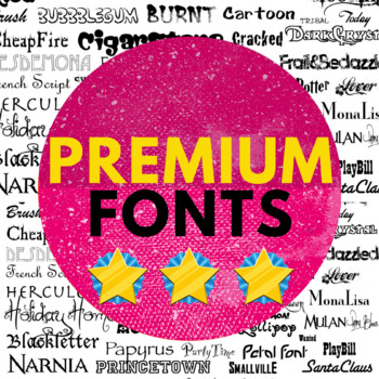 + 25000 PREMIUM with Commercial Use FONTs PACK Bundle by Emma Lennon