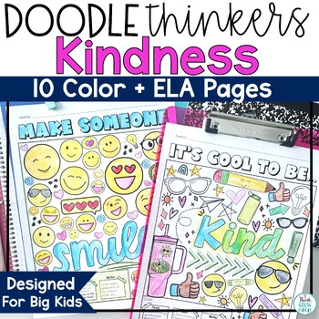 Preview of Kindness Coloring Pages After State Testing Activities Fun May End of the Year
