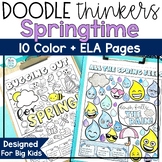 Spring Coloring Pages May Sheets Fun After State Testing A