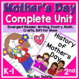 #$2TPTSalesrus Mothers Day Unit Craft Writing Poem Reader 