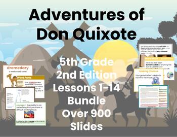 Preview of  2nd Edition Don Quixote Unit 4  5th Grade Lessons 1-14 CKLA Amplify