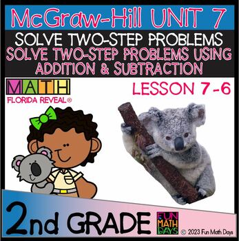 Preview of ­­ 2nd GRADE LESSON 7.6 SOLVE 2 STEP PROBLEM USING ADDITION & SUBTRACTION PACK