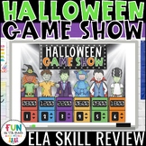Halloween Game Show for ELA Skill Review Halloween Activity
