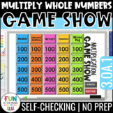 Multiplication of Whole Numbers Game Show | 3rd Grade Math