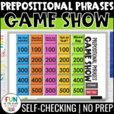 Prepositional Phrases Game Show | Grammar Test Prep Review Game