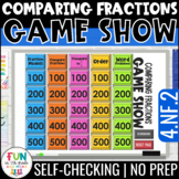 Comparing Fractions Game Show | 4th Grade Math Test Prep R