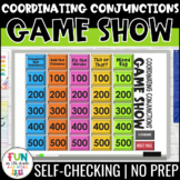 Coordinating Conjunctions Game Show | Grammar Test Prep Re