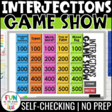 Interjections Game Show | Grammar Test Prep Review Game