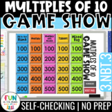 Multiples of 10 Game Show | 3rd Grade Math Review Game 3.NBT.3