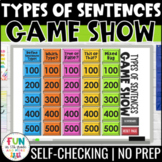 $3/48hrs!!! Types of Sentences Game Show | Grammar Test Pr