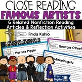 Famous Artists Biography Reading Passages Comprehension Ac