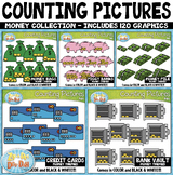 Money Themed Math Counting Pictures Clipart Mega Bundle