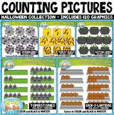 Halloween Math Counting Pictures Clipart Mega Bundle