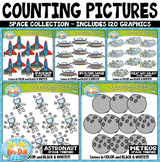 {$3 FLASH DEAL} Space Math Counting Pictures Clipart Mega Bundle