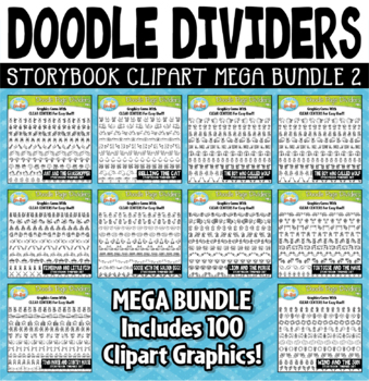 Preview of Storybook Doodle Page Dividers Clipart Mega Bundle 2 {Zip-A-Dee-Doo-Dah Designs}