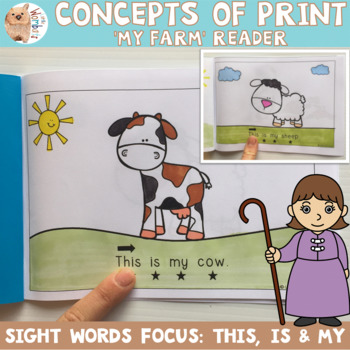 Preview of Emergent Reader / Concepts of Print / Sight Words - This Is My