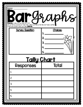 Preview of (((3 PAGES))) Bar Graph Activity & Worksheet
