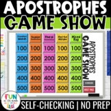 Apostrophes Game Show | Grammar Test Prep Review Game