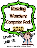 Reading Wonders 2020 Companion Pack Grade 2 UNIT SIX BUNDLE